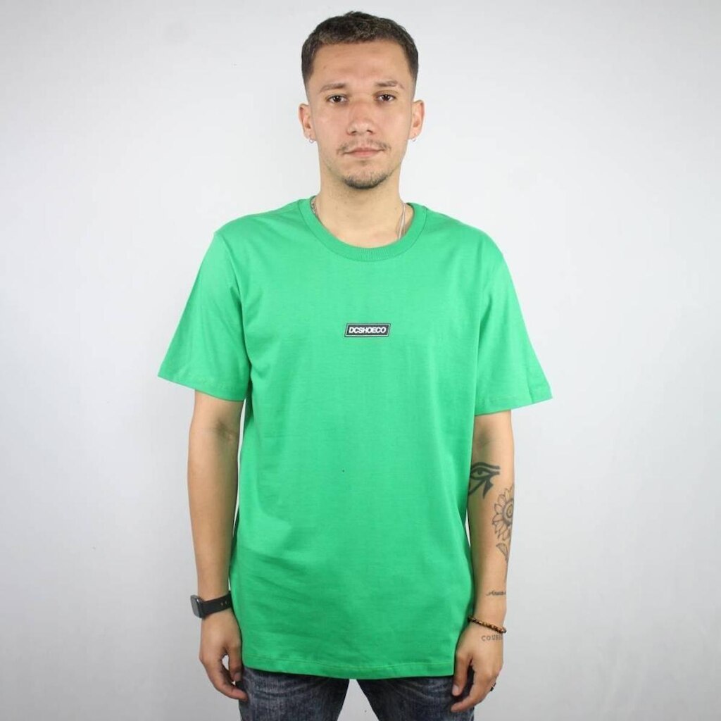 Camiseta DC Shoes Printed Patch Verde
