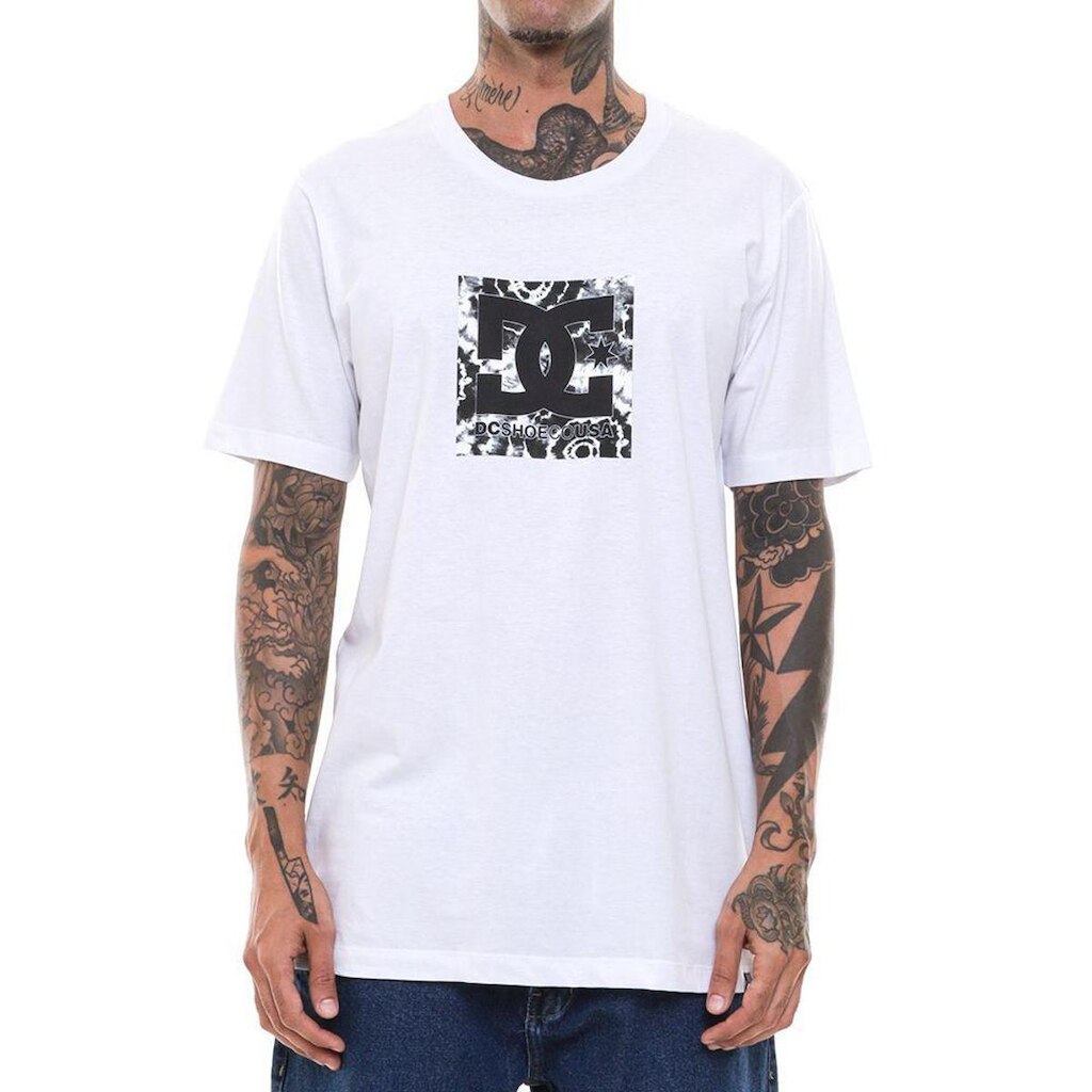 Camiseta DC Shoes Square Fill Marble Masculina