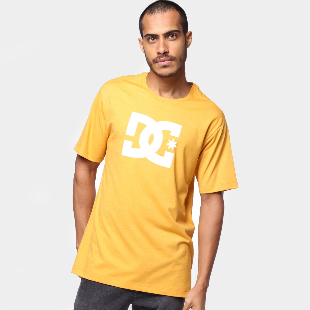 camiseta dc amarela