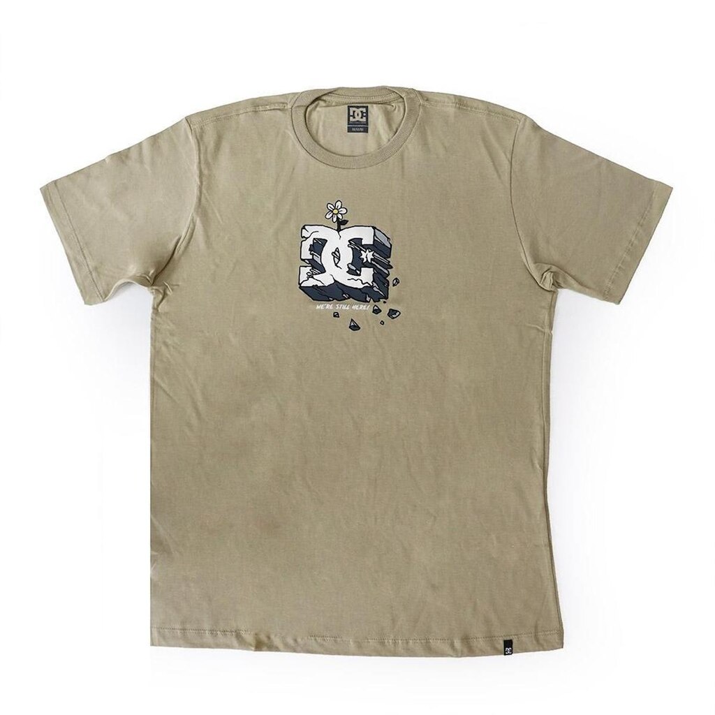 Camiseta DC Shoes Still Here - Bege
