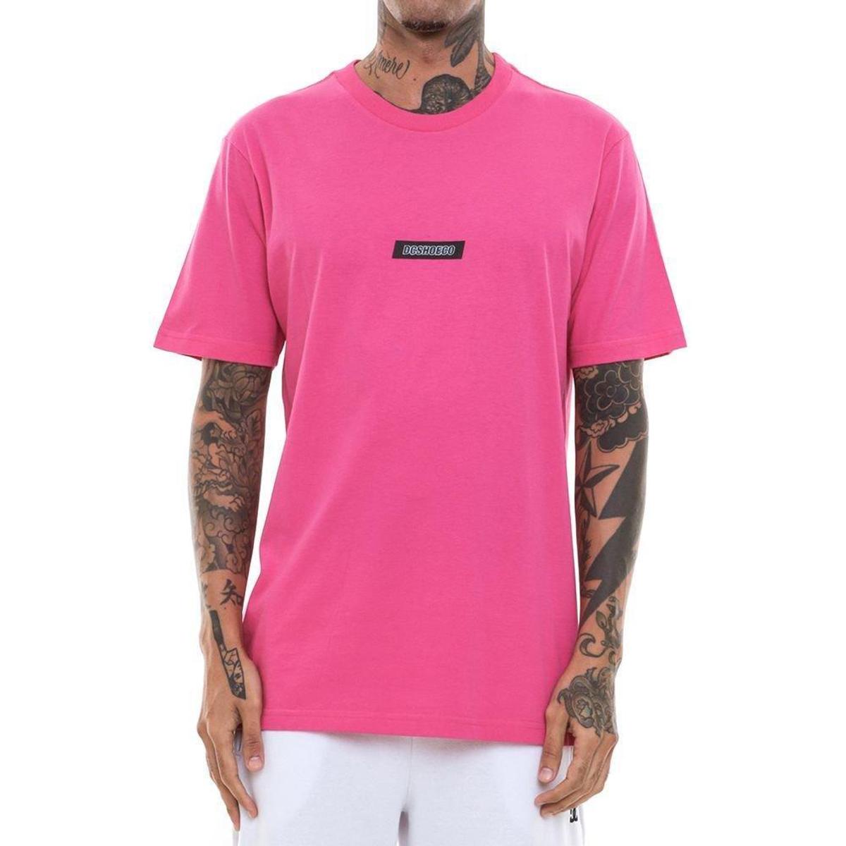 camisa dc rosa