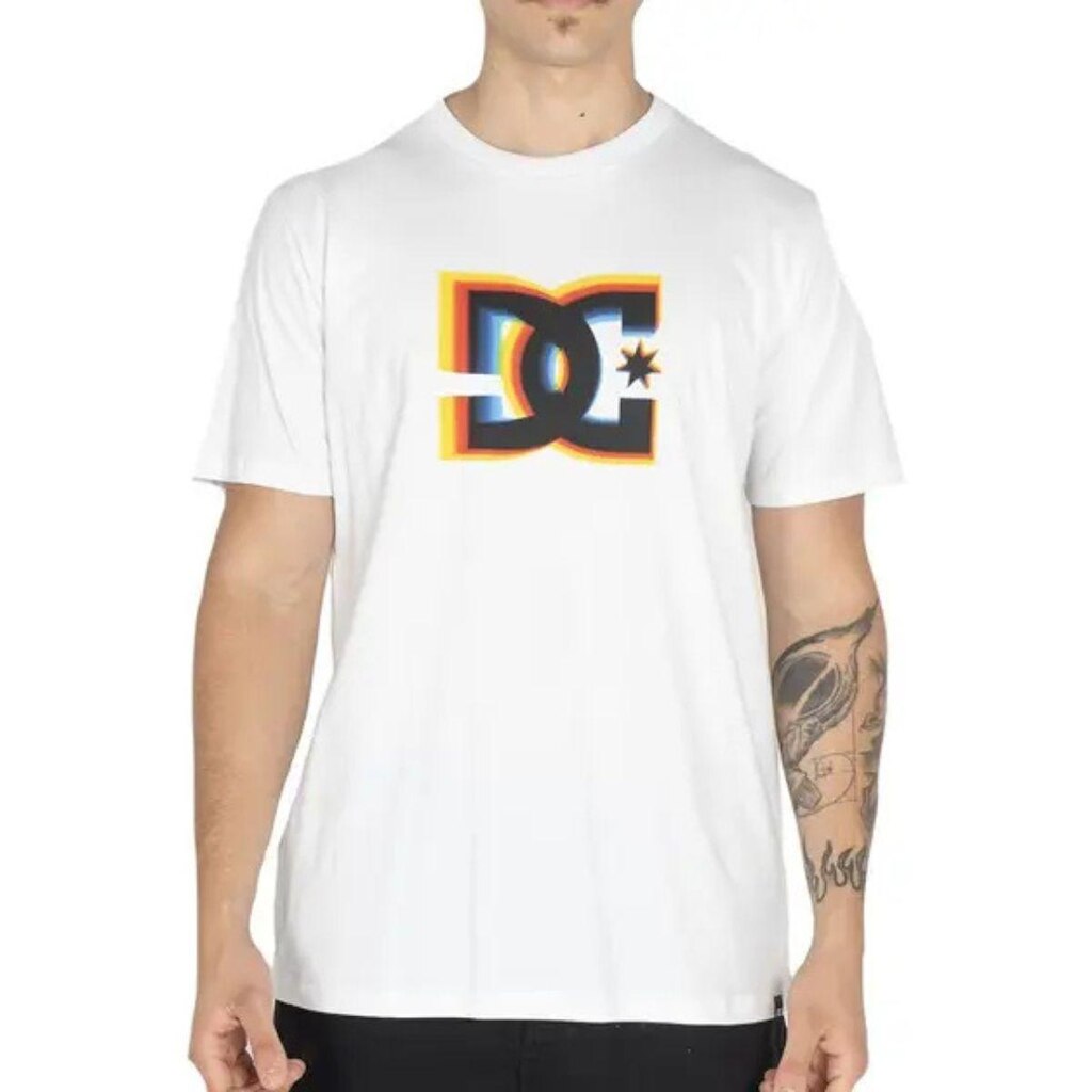 Camiseta Dc Shoes Tracer Branco