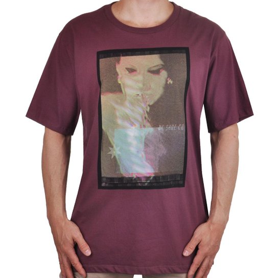 Camiseta Dc Videode - Bordô
