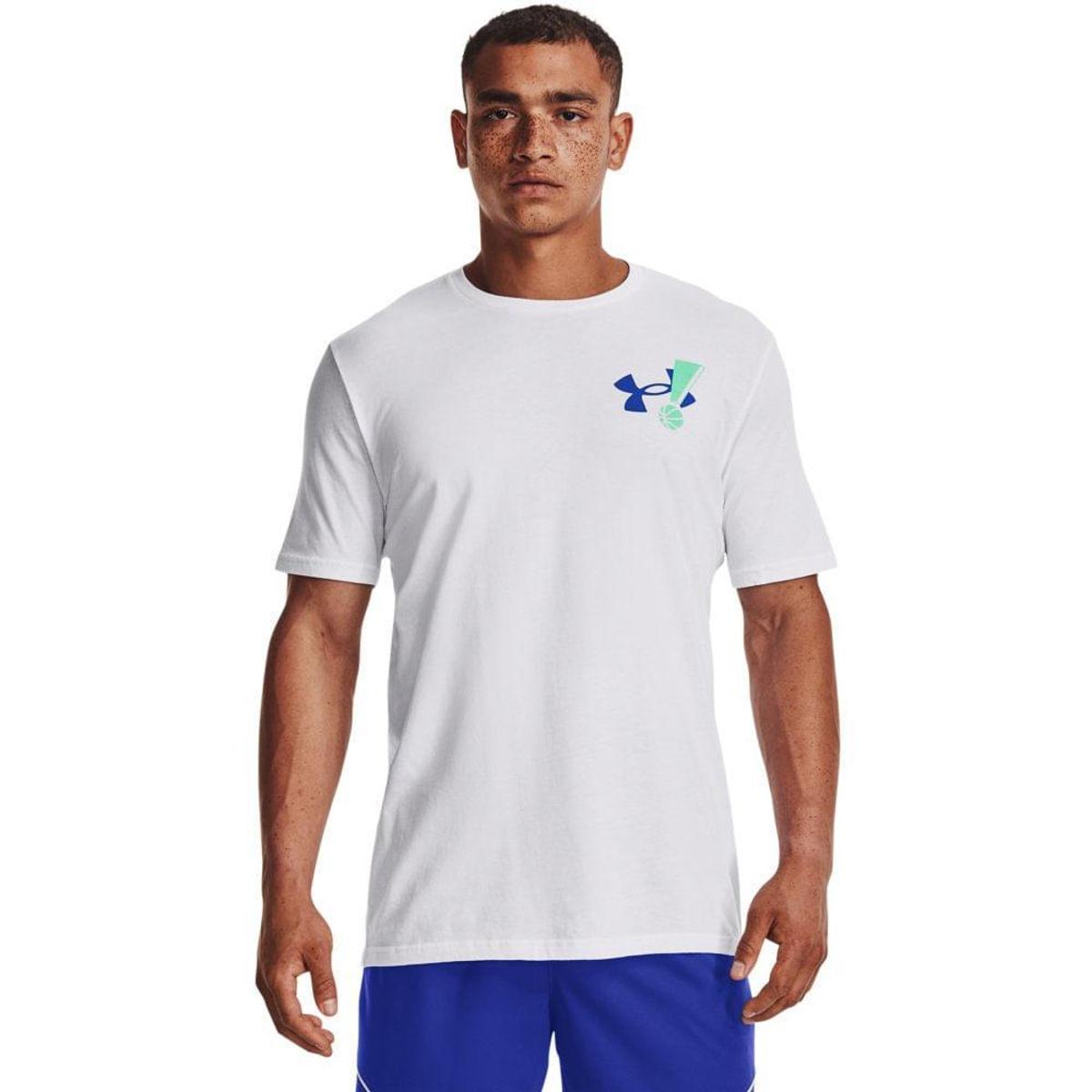 Camiseta de Basquete Masculina Under Armour Exclamation Bball SS B Menor preço em Camiseta de Basquete Masculina Under Armour Exclamation Bball SS B