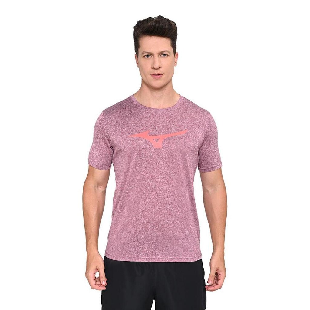 Camiseta de Corrida Mizuno Run Spark Mescla Masculina