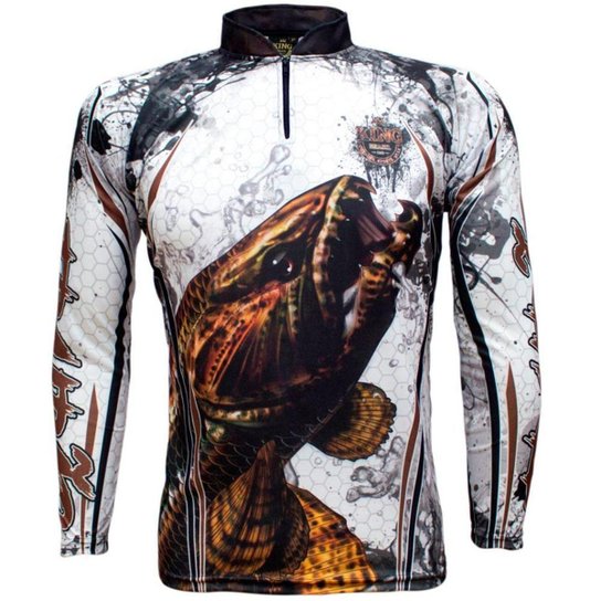 Camiseta De Pesca King Brasil Manga Longa - Kff300 Masculina - Branco é ruim? Camiseta De Pesca King Brasil Manga Longa - Kff300 Masculina - Branco é boa?