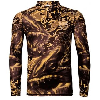 Camiseta De Pesca King Brasil Sublimada Manga Longa Masculina