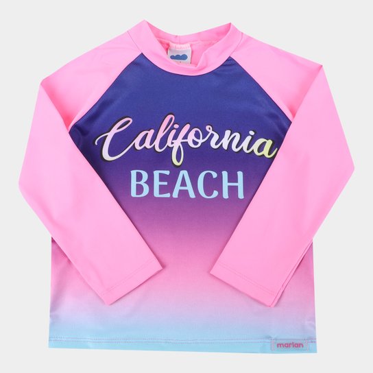 Camiseta de Praia Infantil Marlan Neon UV50+ Manga Longa Feminina - Rosa é ruim? Camiseta de Praia Infantil Marlan Neon UV50+ Manga Longa Feminina - Rosa é boa?
