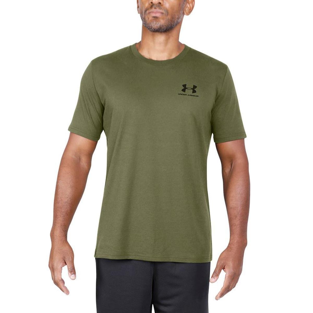 Camiseta de Treino Masculina Under Armour Left Chest