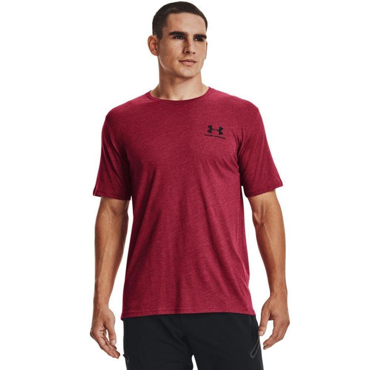 Camiseta de Treino Masculina Under Armour Left Chest
