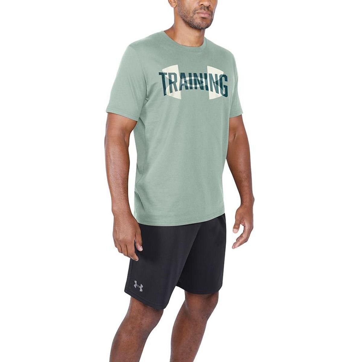 Camiseta de Treino Masculina Under Armour Training Overlay SS