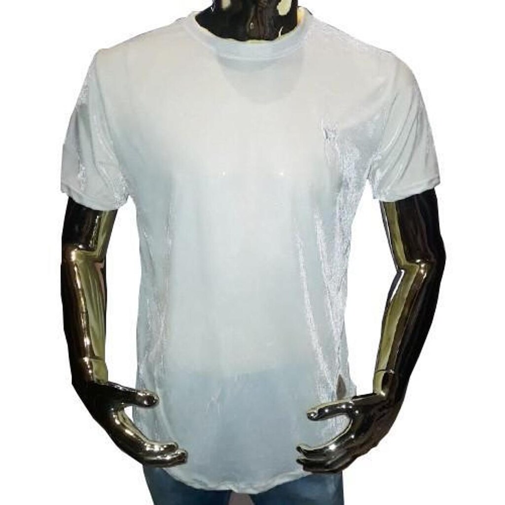 Camiseta de Veludo SEM Touca BRANCO | Pierry Lohan - V14