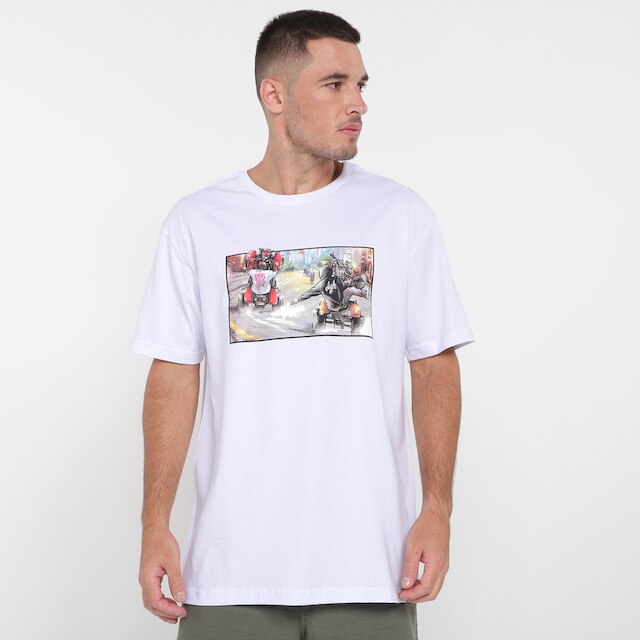 Camiseta DGK Riders Masculina - Branco | Netshoes