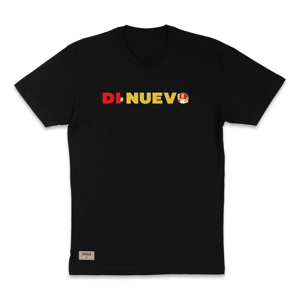 Camiseta Di Nuevo Cotton Homer e Bart Simpsons DNV Premium Masculina