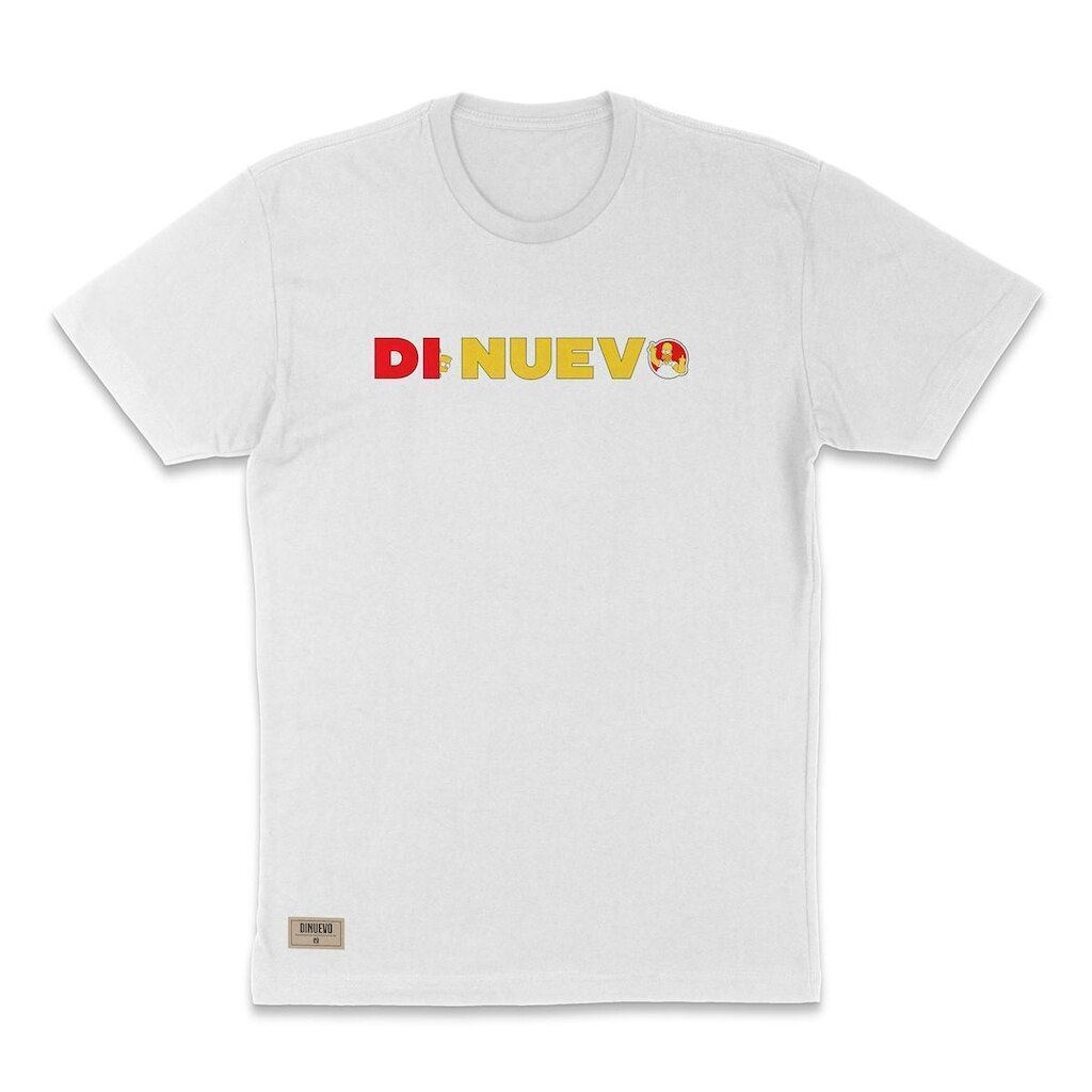 Camiseta Di Nuevo Cotton Homer e Bart Simpsons DNV Premium Masculina