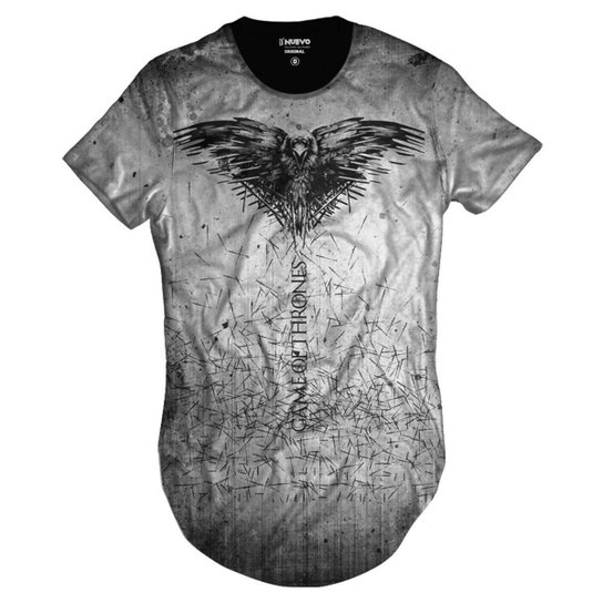 Camiseta Di Nuevo Longline Game of Thrones Masculina - Preto é ruim? Camiseta Di Nuevo Longline Game of Thrones Masculina - Preto é boa?