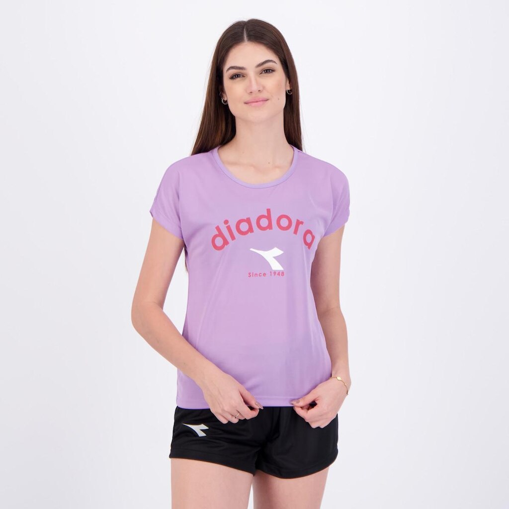 Camiseta Diadora Basic Logo Feminina
