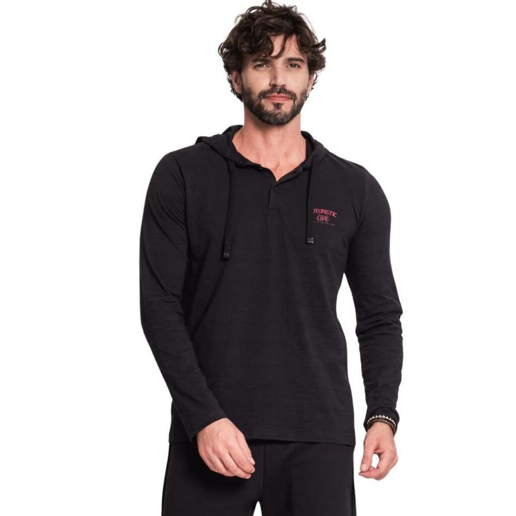 CAMISETA DIAMETRO COM CAPUZ MASCULINO