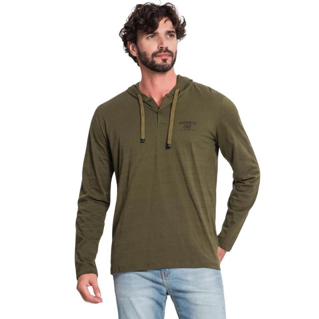 CAMISETA DIAMETRO COM CAPUZ MASCULINO