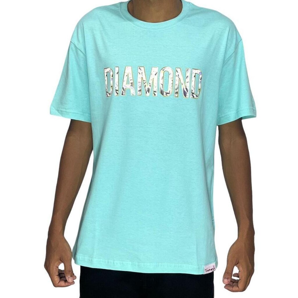 Camiseta Diamond Bold-Azul