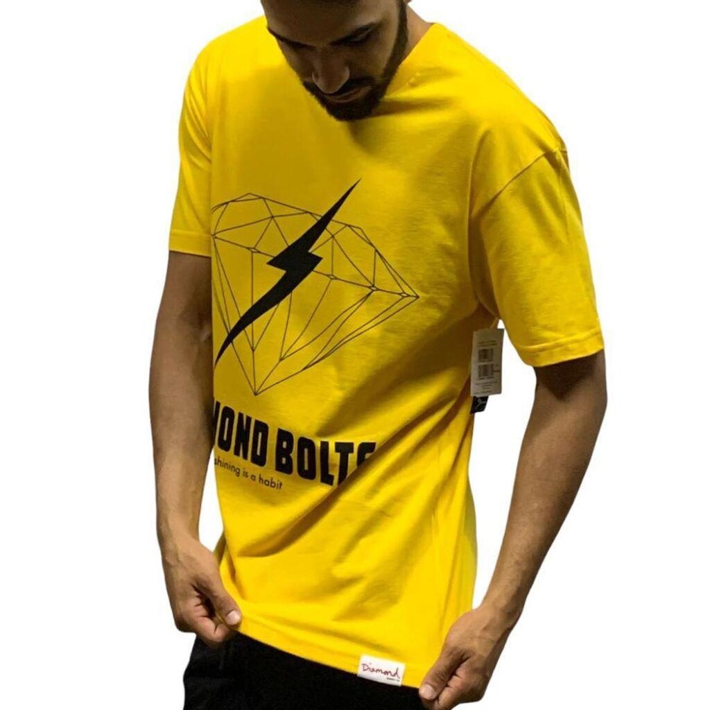Camiseta Diamond Bolt Tee YelloW