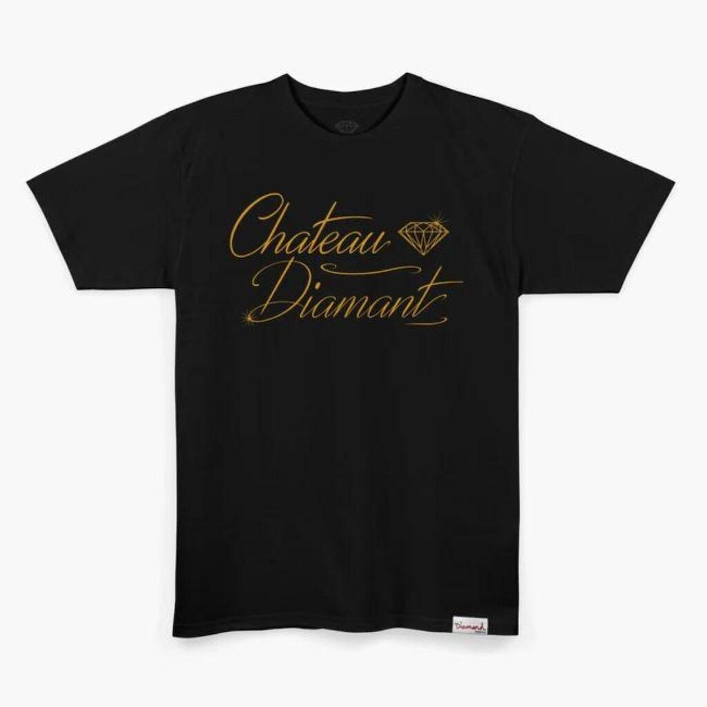 CAMISETA DIAMOND CHATEAU DIAMANT CREW TEE BLACK