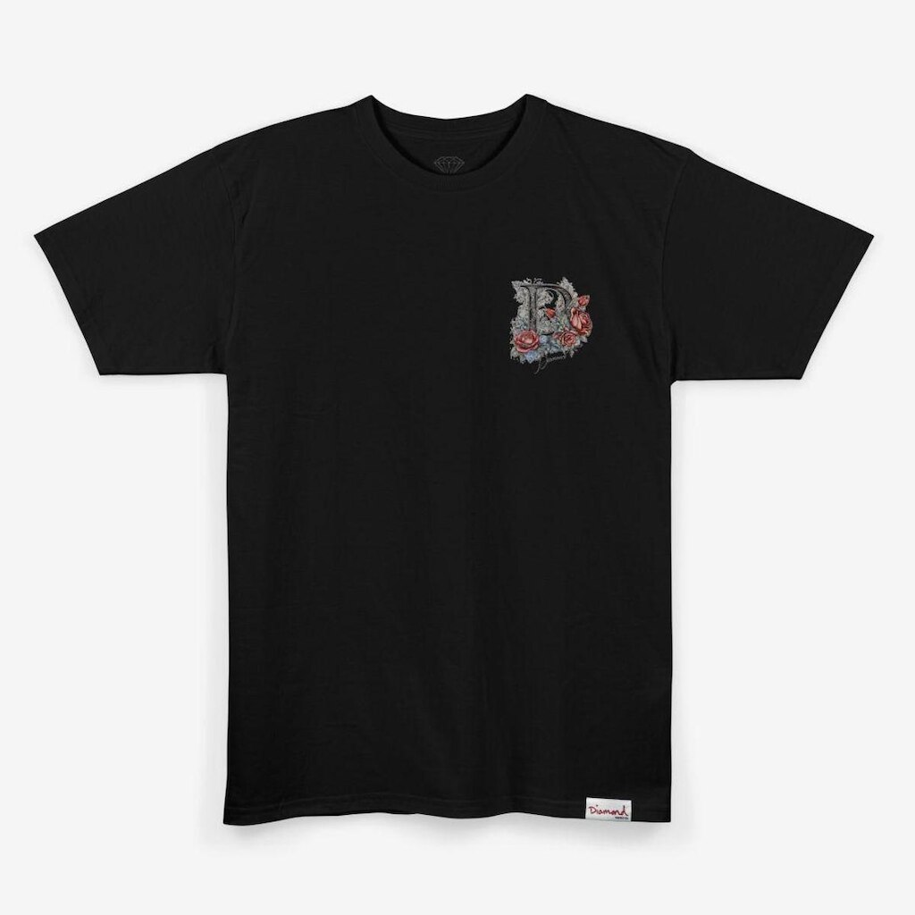 Camiseta Diamond D23DMPA008 D Roses - Black