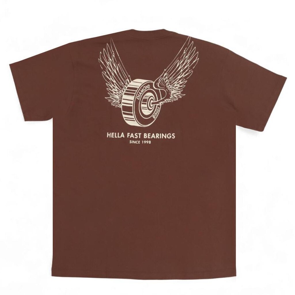 Camiseta Diamond How Fast - Marrom Chocolate