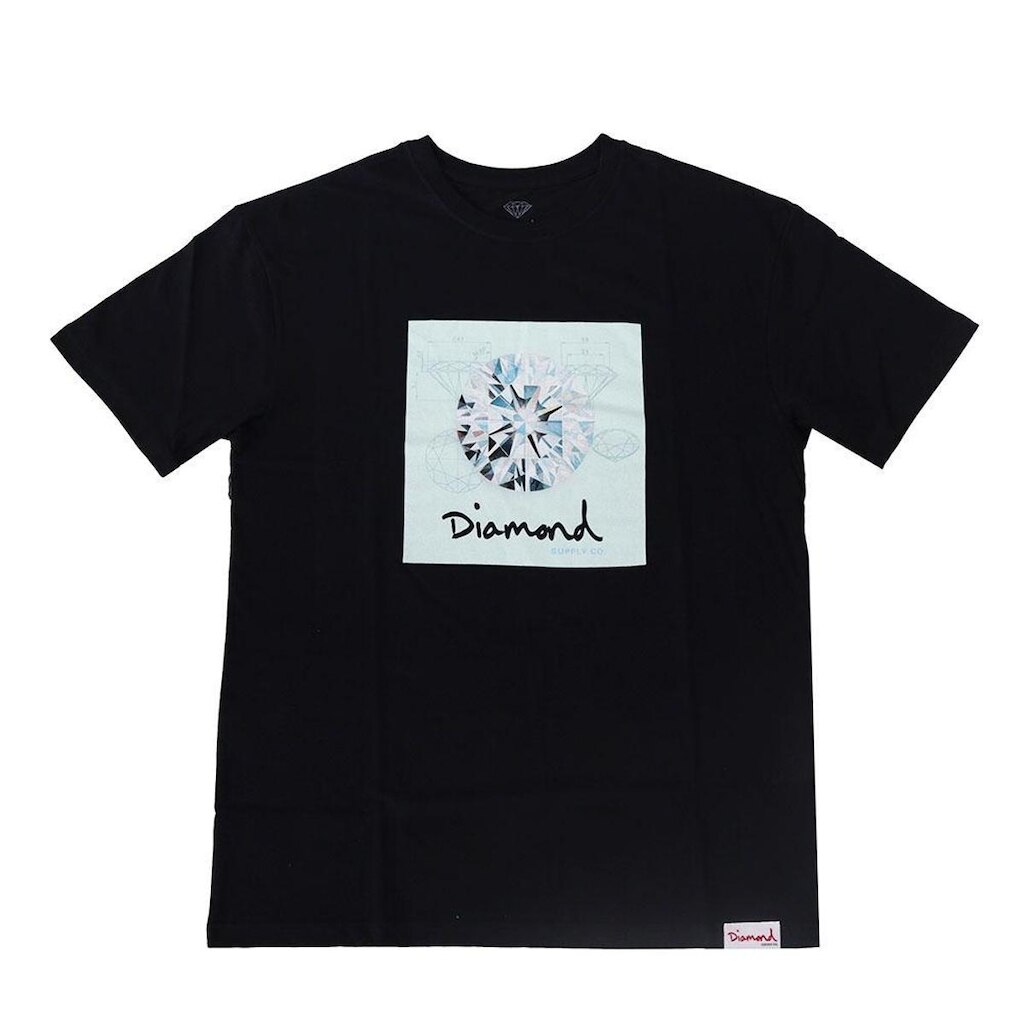 Camiseta Diamond Measurements - Preto