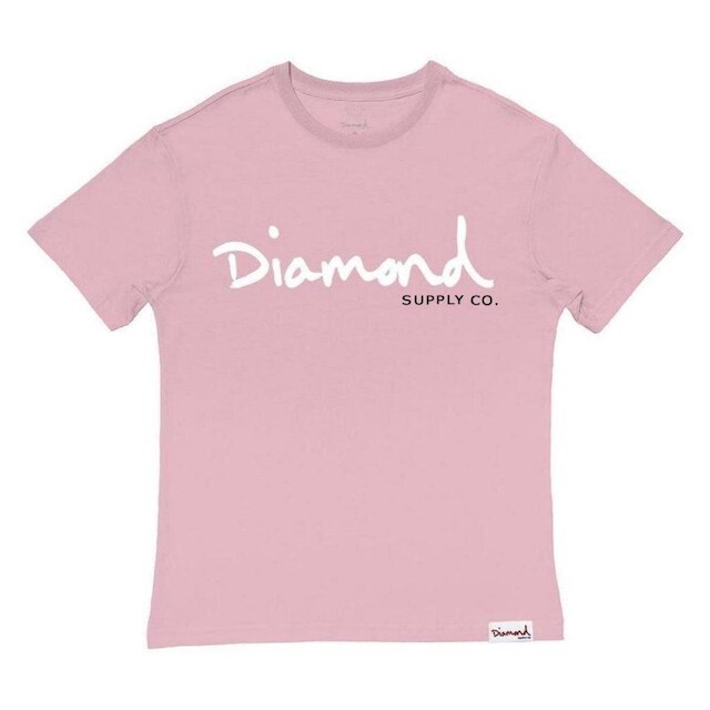 Camiseta Diamond OG Script Tee Masculina
