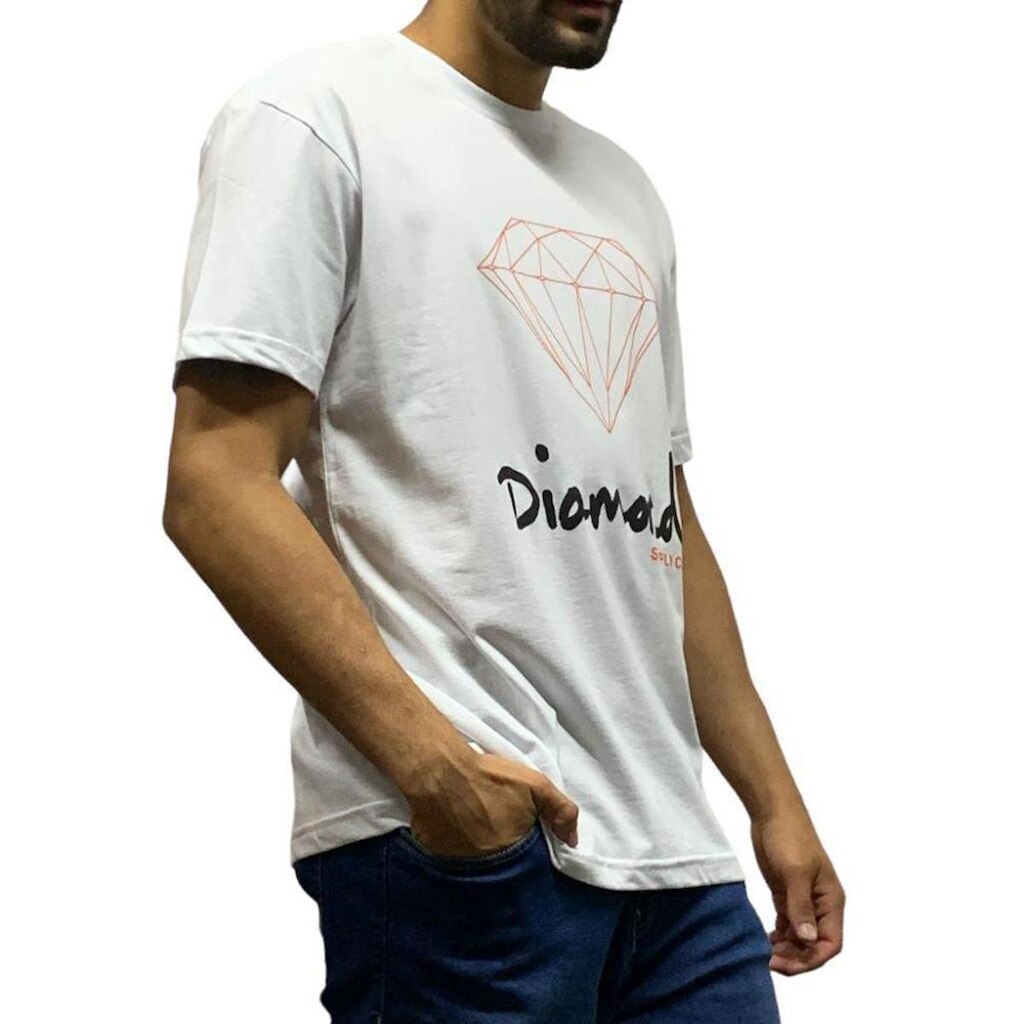 Camiseta Diamond Og sign tee White