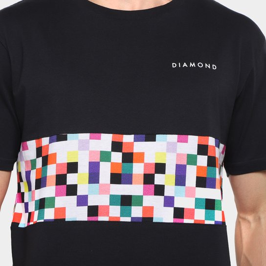 Camiseta Diamond Pixel Panel Tee Masculina