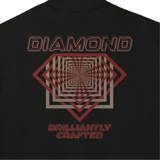 Camiseta Diamond Retro Oversized Tee