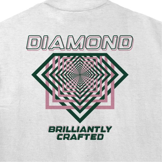 Camiseta Diamond Retro Oversized Tee