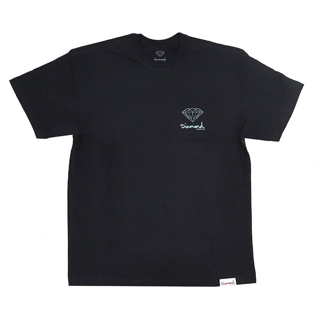 Camiseta Diamond Small OG Sign - Preto/Verde