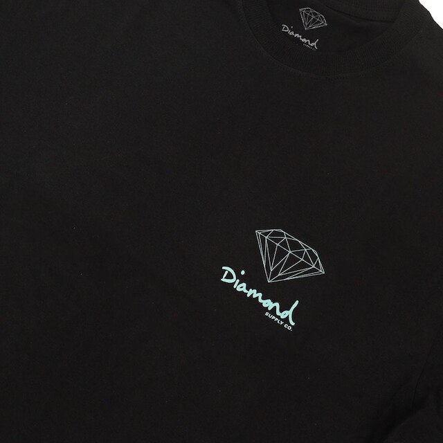 Camiseta Diamond Small OG Sign - Preto/Verde