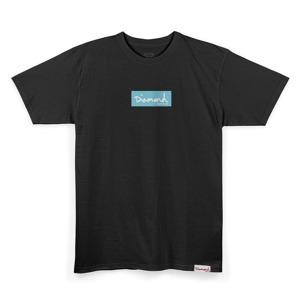 Camiseta Diamond Supply Box Logo Tee Masculina