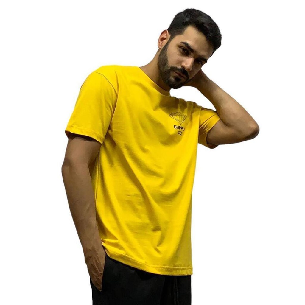 Camiseta Diamond Supply Co Tee YelloW
