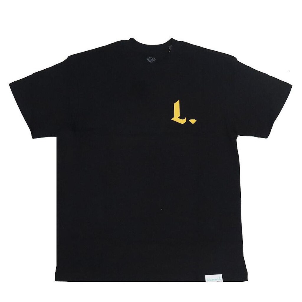Camiseta Diamond X Layback L Tee - Preto