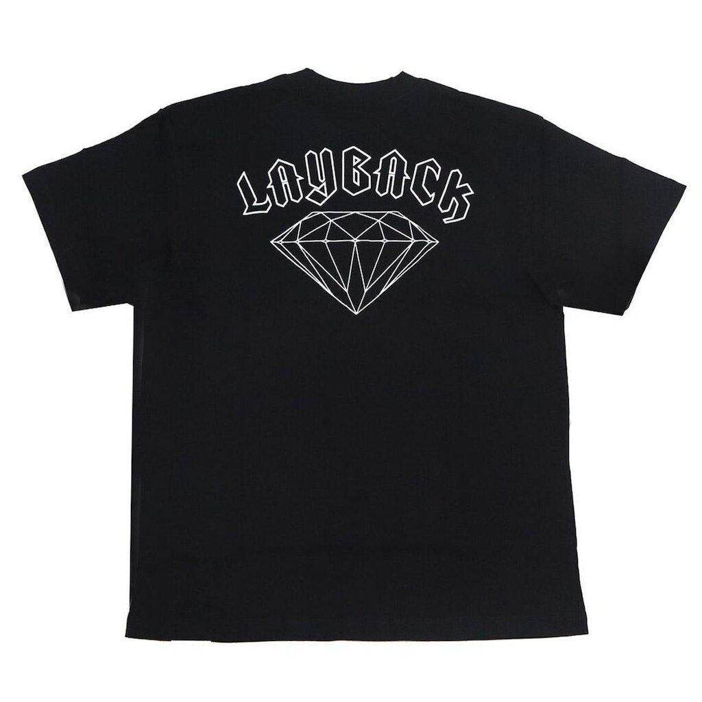 Camiseta Diamond X Layback Tee - Preto