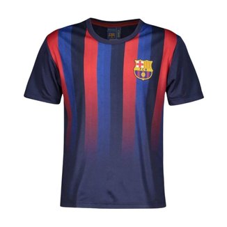 Camiseta do Barcelona Infantil Menino Braziline Stamina Azul