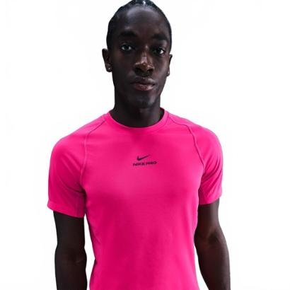 Camiseta Dri-FIT Nike Pro Masculina - Rosa | Netshoes