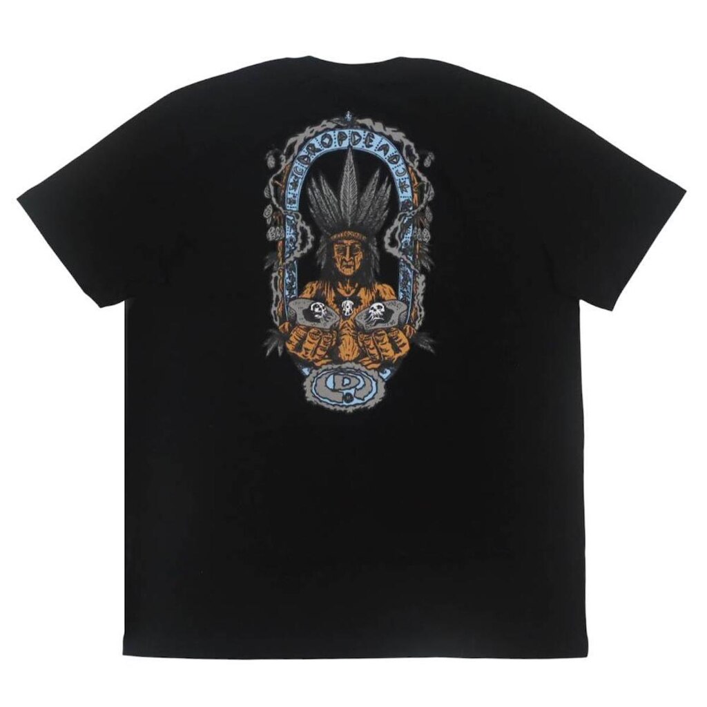 Camiseta Drop Dead Avocado Skull - Preto