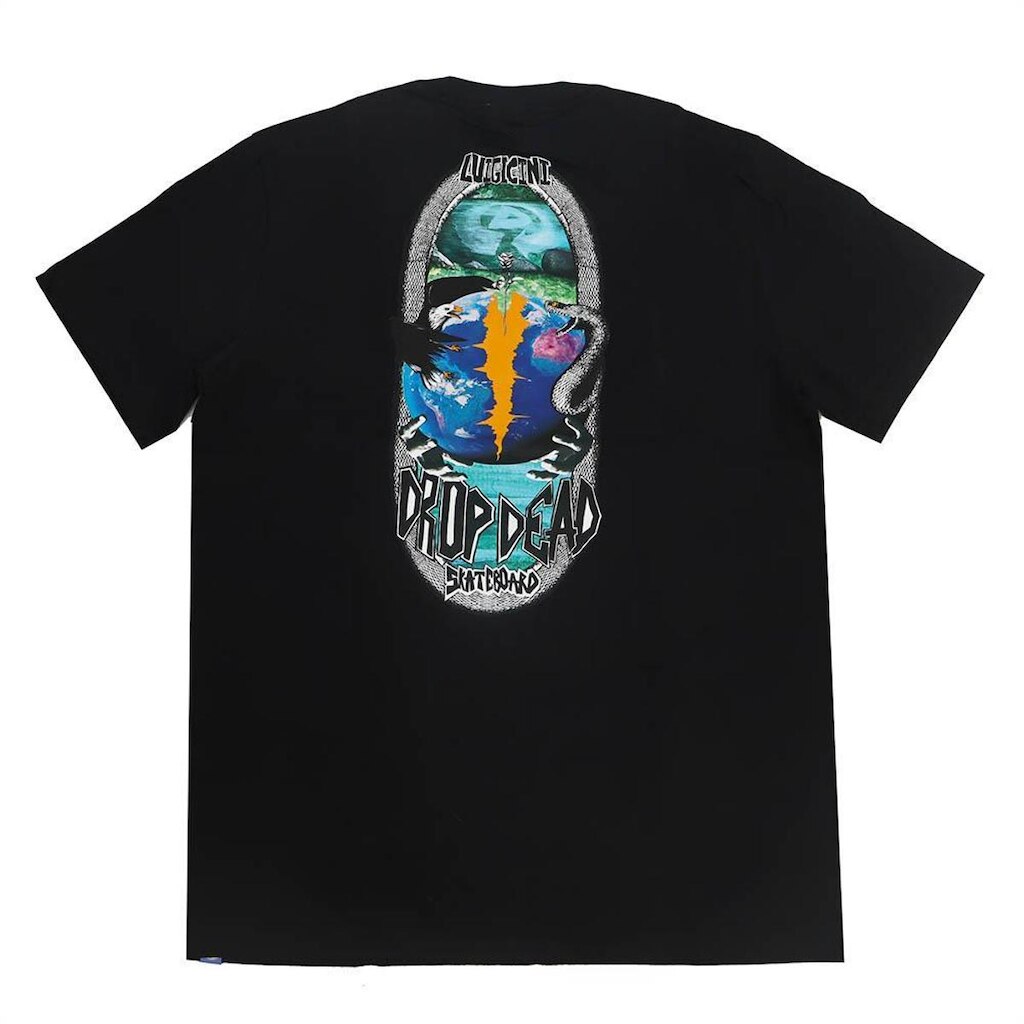Camiseta Drop Dead New World - Preto