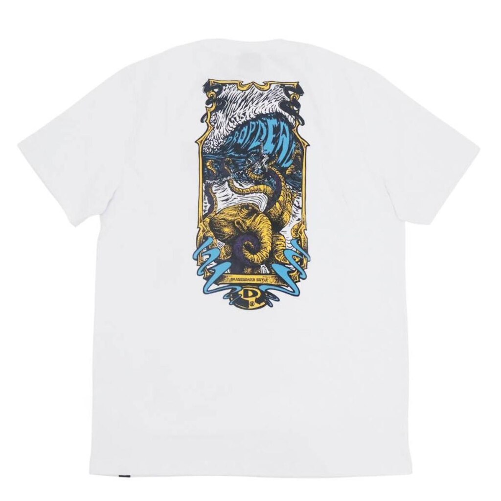 Camiseta Drop Dead Secret - Branco