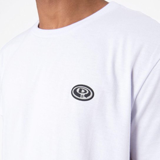Camiseta Drop Dead Silver Basica Classic Logo