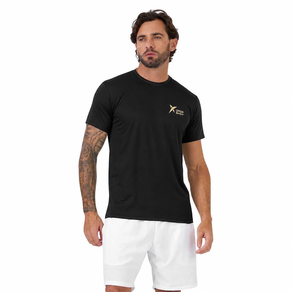 Camiseta Drop Shot Logo W25 Preta