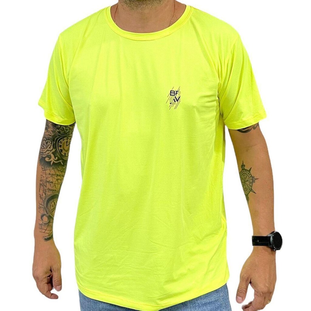 Camiseta Dry Cool Inconfundível Amarela