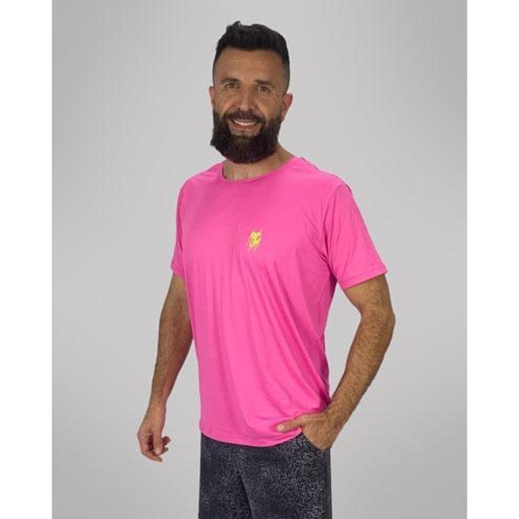Camiseta Dry Cool Inconfundível Rosa