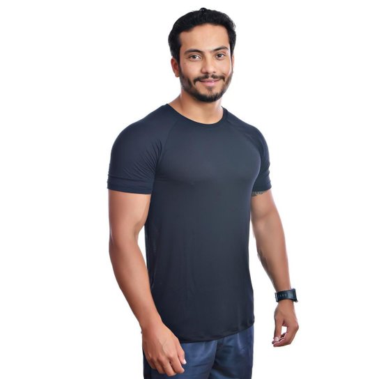 Camiseta Dry Fit Raglan Básica UV25+ - Preto é ruim? Camiseta Dry Fit Raglan Básica UV25+ - Preto é boa?